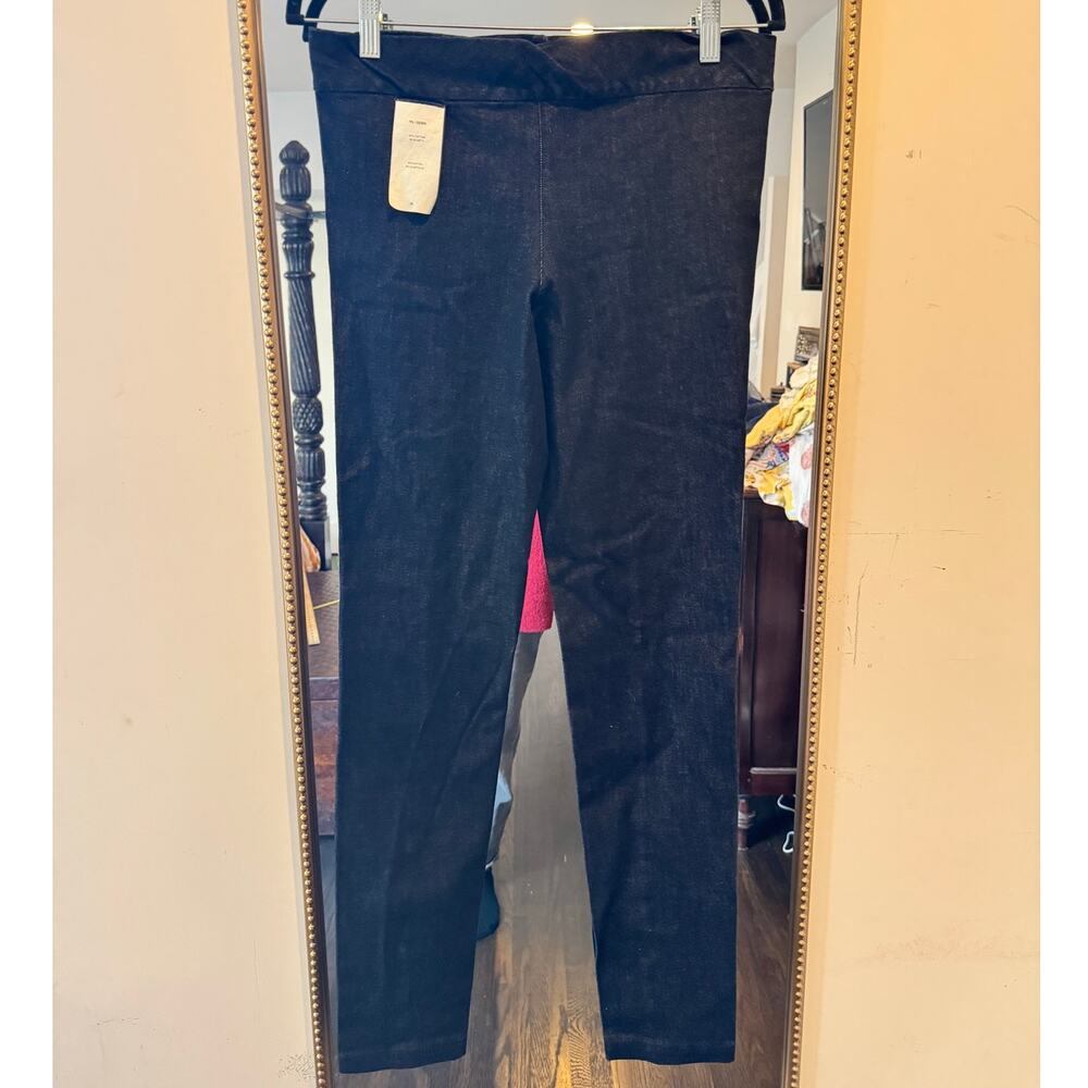 The Row Denim Slim High-Rise Pants - Picture 4 of 10